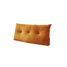 Fleece-geripptes Bettruhekissen, ergonomisch, weiche-Orange