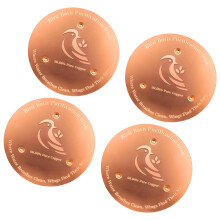 Bronze Waterbowl Dishes with Strengthened Water-4 packs