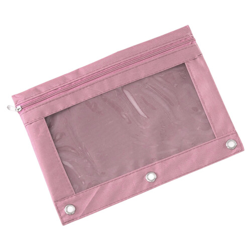 Mehrzweck-Mappen im B5-Format, transparent, mit drei-Rot