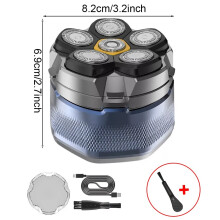 Electric Head Shaver for Bald Men 6D Magnetic Razor Wet/Dry Beard Hair Trimmer