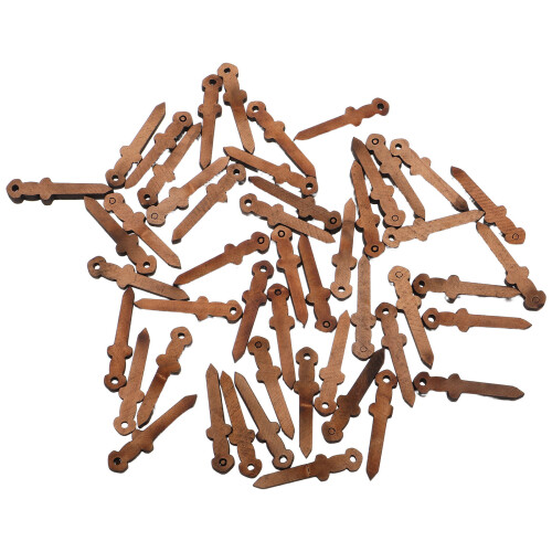 50 Holzschnitzerei Anhänger DIY Zubehör Form