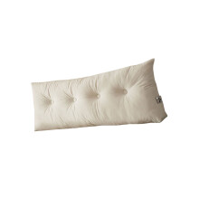 Fleece-Bett-Rückenlehnenkissen, 47 x 15 Fuß,-Milchweiß