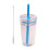 Transportable Coffee Travel Cup With Straw Protan Building-Blue 1