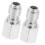 2 RVS Snelkoppeling Adapter 3/8'' Mannelijk Voor Hogedrukslang 11