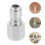 2 RVS Snelkoppeling Adapter 3/8'' Mannelijk Voor Hogedrukslang 10