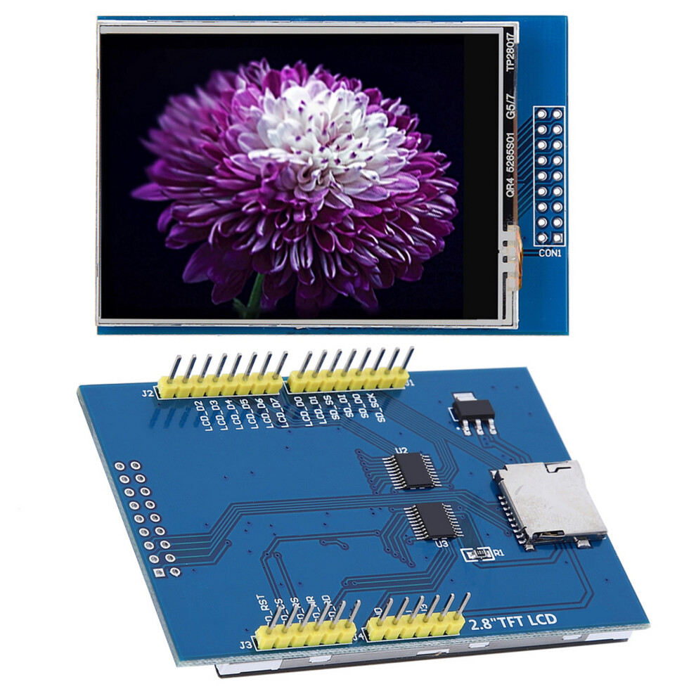 2.8-Inch Tft Lcd Touch Display For Raspberry Pi, 320X240 Rgb 8791361890516