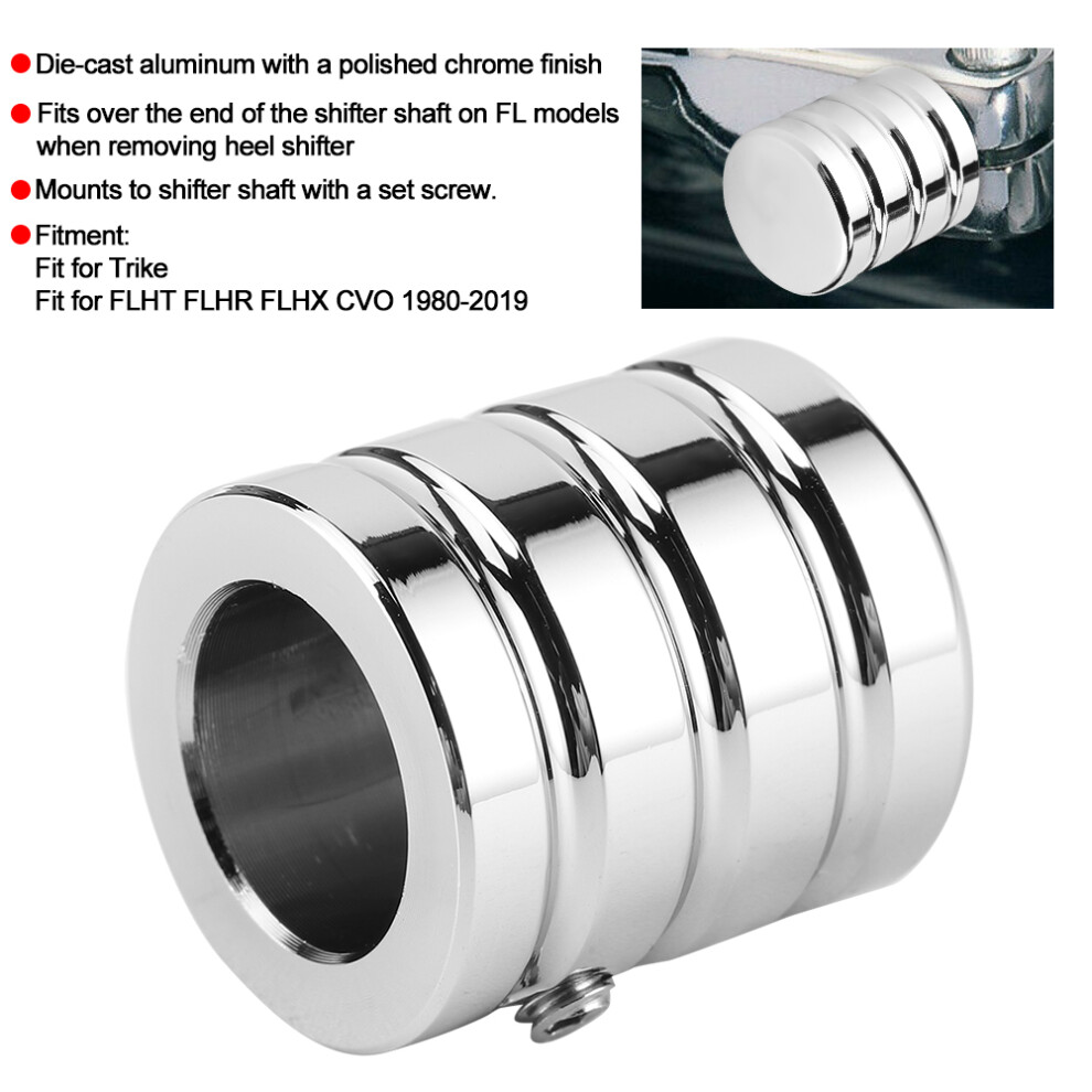Motorcycle Heel Shifter Removal Cover Flht Flhr Flhx Silver 8401361891580