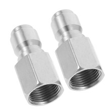 2 Pièces Rapide 3/8'' Inoxydable Pour Compresseur Laveur