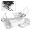 2pcs Chrome Throttle Cable Bracket Kickdown for Chevy SBC BBC Mopar 8