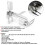 2pcs Chrome Throttle Cable Bracket Kickdown for Chevy SBC BBC Mopar 5