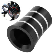 Aluminium-Heel-Shift-Abdeckung für Harley Touring 2000-2019 Schwarz/Silber