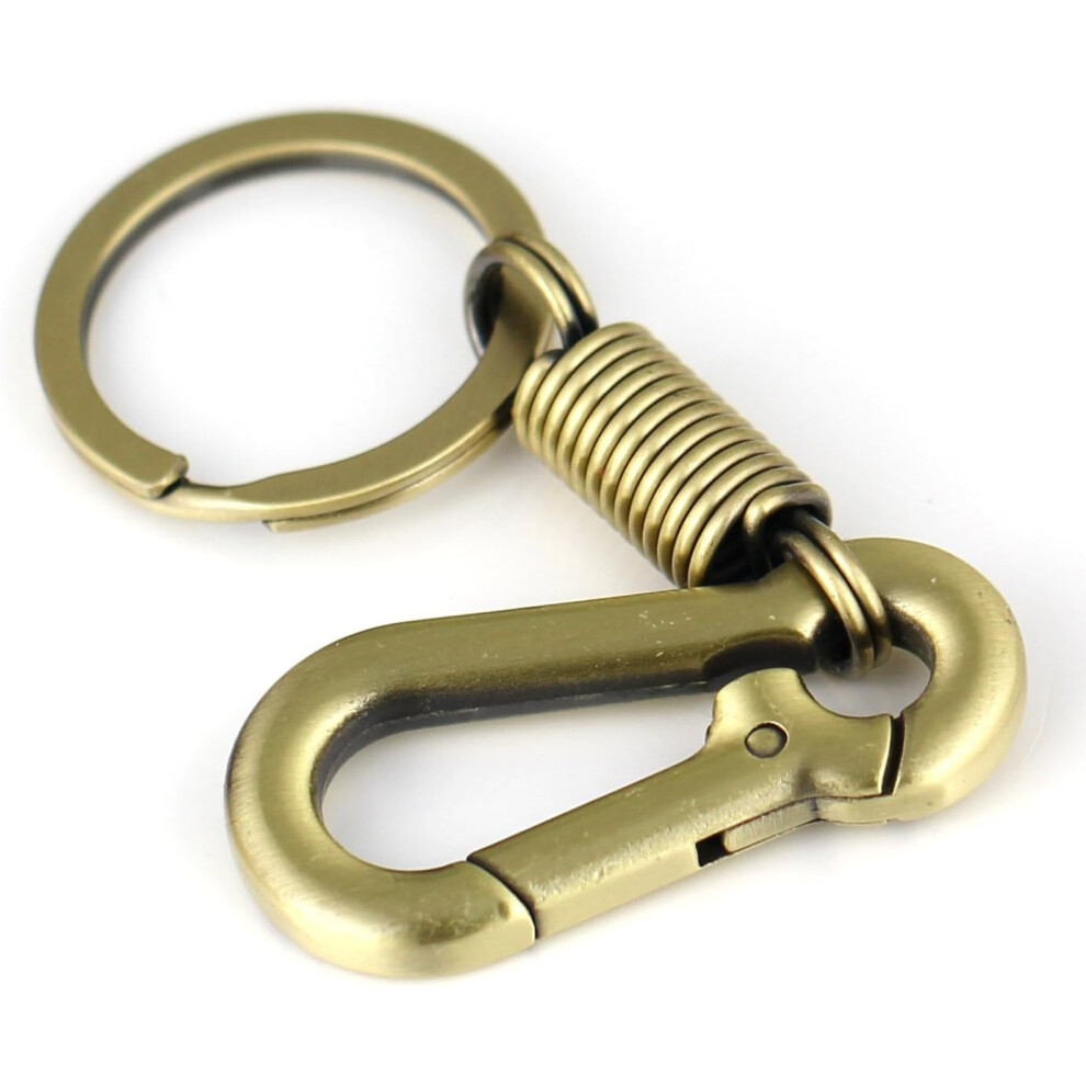 Fashionable Key Organizer, Premium Material Carabiner Shape Key Ring for Men and Women, Stylish Design Keyfob Key Holder for Car Keys Finder (2PCS)-image-OPC-PMZMPPS-NEW