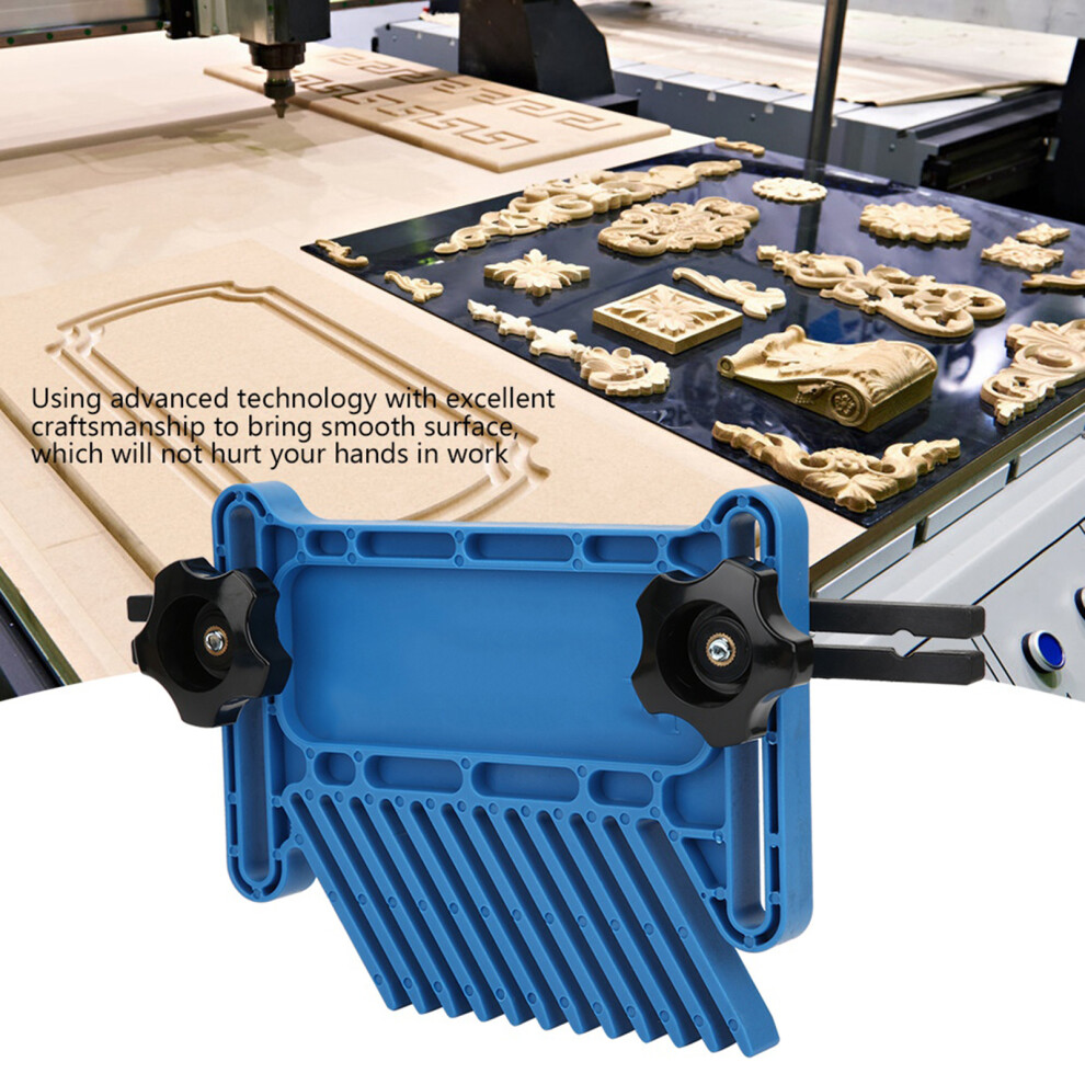 2Pcs Woodworking Feather Board Set For Router Tables & Saws, Blue, 166X110mm 9421361894182