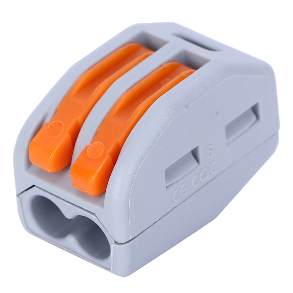 20 Pct-212 2 Port Compact Wiring Connector Quick Push-In Electrical Connection 7891361896301