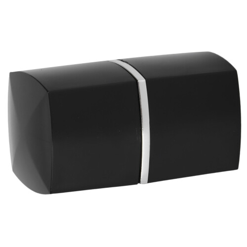 Mini-Gesichtsmassage-Roller mit natürlichem Vulkanstein-Ölabsorber – Schwarz 2