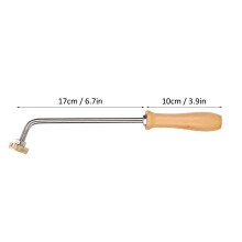 Messing/Edelstahl-Formmaschine für Brot, Leder, Holz-Stempeln 17 cm