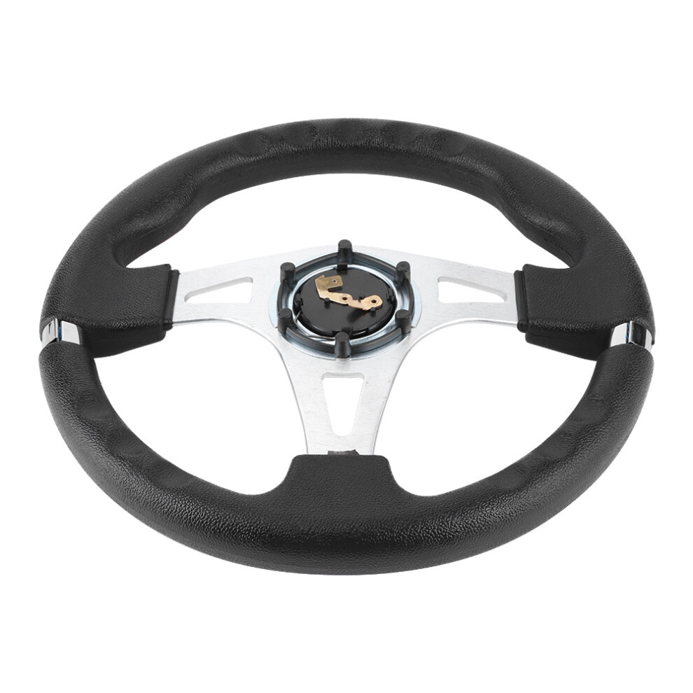 320Mm Aluminum Sport Steering Wheel With Horn Button For Cars Red 7891361898916