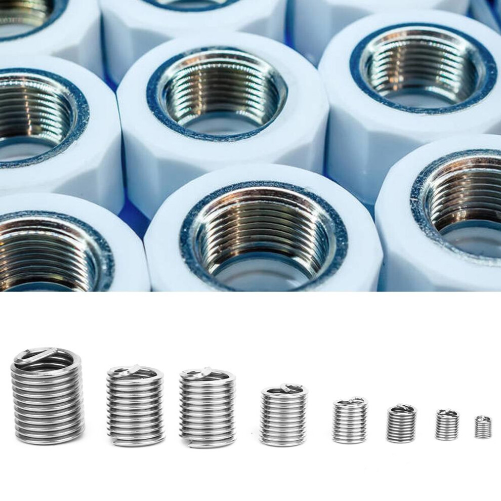 200Pcs Stainless Steel Threaded Inserts M3âM12 Assorted Set For Metal Repairs 8301361900292