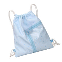 Itabag Drawstring Backpacks Bag Transparent Pin Display-Blue