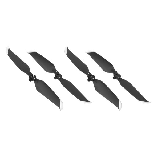 Low Noise 4pcs Quick Release Plastic Propellers for Mavic AIR 2 Drone Black Silver Edge 2