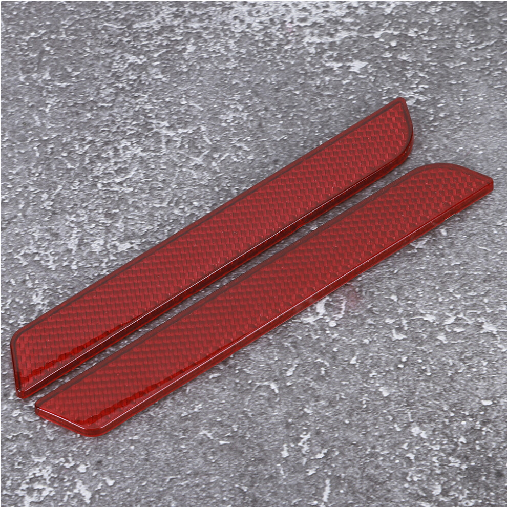 Bike Saddlebag Reflector Cover Small Safety Warning Fit Touring Flt Flht Flhr 7601361906760
