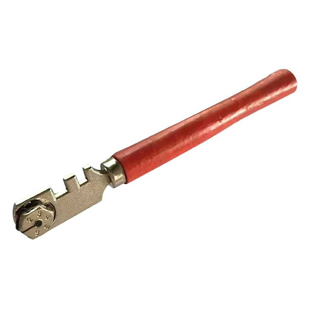 Six-Wheel Glass Cutter Round Handle High-Strength Roller Round Flat Cutting Tool For Glass Tiles Flat Tool 9105992106646