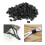 400Pcs Black Silicone Adjustable Elastic Cord Buckle, Multi-Function Rope Plug 1
