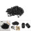 400Pcs Black Silicone Adjustable Elastic Cord Buckle, Multi-Function Rope Plug 8