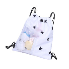 Itabag Rugzakken met trekkoord Transparante rugzakken-Bij wit