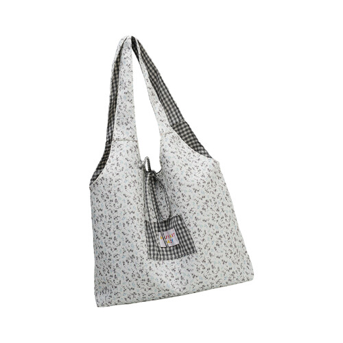 Reversible  Underarm Bag Spacious Interior Shoulder Strap-Black