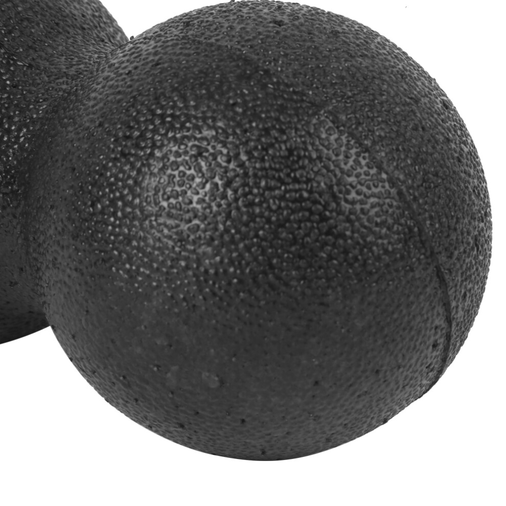 Black Mini Peanut Massage Ball Epp Dual Sides Fascia Relaxation