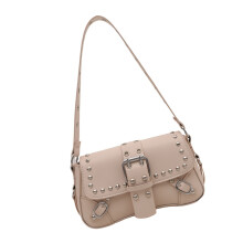 Pu Leather Purses for Women Rivet Studded Crossbody Bags-OW