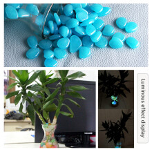 Luminous Fish Tank Stones 100PCS Glow in Dark Aquarium Decor Indoor Outdoor