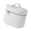 Leather Makeup Bag,Portable Travel Cosmetic-White 1