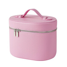 Travel Cosmetic Bag,Large Capacity Makeup Bag with-Pink