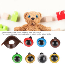 Bunte Kunststoff-Sicherheitsaugen mit Washers Zubehör für DIY-Handwerke 10mm