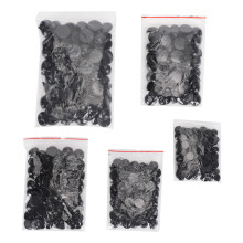 500pcs Black Flat Bottom Artificial Animal Eyes Sewing Buttons for Dolls &amp; Toys