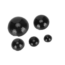 500pcs Black Domed Animal Eyes - DIY Craft Sewing Buttons for Toys