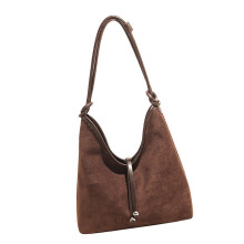Crossbody handtas portemonnees dames met verstelbare riem-Koffie