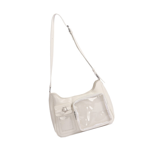 Itabag Schoudertas Transparante Messenger Bag Itabag Toted-Wit