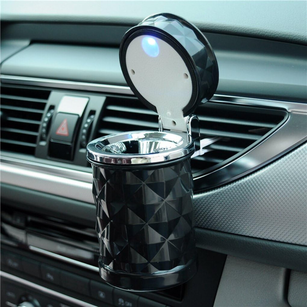 Car Ashtray With Self-Extinguishing Lid Â Sealed, Smell-Proof & Flame Retardant, Large Capacity 9323874989174