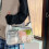 Itabag Schoudertas Transparante Messenger Bag Itabag Toted-Wit 5