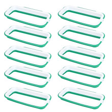 Müllbeutelhalter für Küchenschränke, wiederverwendbarer Plastikbeutelspender für platzsparende Müllorganisation, einfach zu montierende