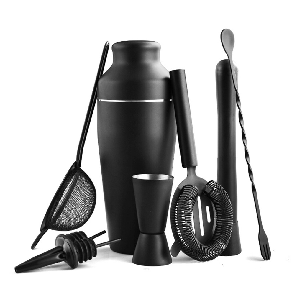 Bartending Kit, Heavy-Duty Stainless Steel Cocktail Shaker Set, Includes Eco-friendly Bamboo Stand, Professional Grade Tools for Homemade Drinks, Perf-image-OPC-PMZNGW6-NEW