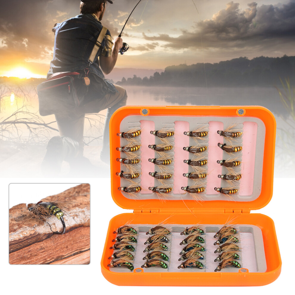 40pcs High Carbon Steel Fish Hooks 15.5x10mm Insect Flies Tackle-image-OPC-PMZNHSV-NEW