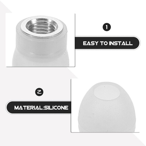 4pcs Soft Silicone Stethoscope Ear Tips Noise Reduction with Easy Installation Comfortable Skin-friendly Replacement for Multiple Stethoscope Brands 1