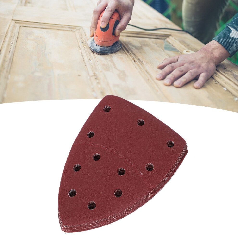 240 Grit Abrasive Sandpaper 60Pcs 140X140x100mm 11 Holes For Surface Finishing 5041361919131
