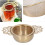 Edelstahl Teesieb Lose Blatt Tee-ei Filter Doppel 11
