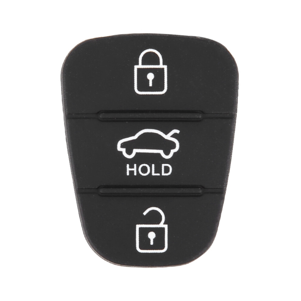 Durable 5Pcs Key Shell Rubber Pad For Hyundai Kia - Perfect Replacement 7691361920026