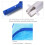 Pool Cleaning Set: Deep Leaf Skimmer Net Leaf Rake & Aluminum Pole 4